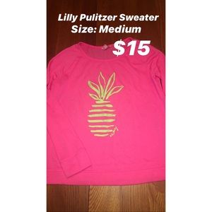 Lily Pulitzer pineapple sweater